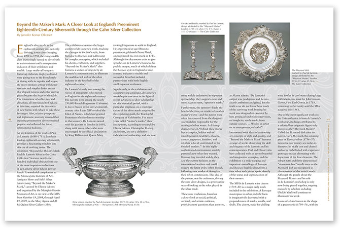 MIA, Decorative Arts Curatorial Council, 25th Anniversary pieces